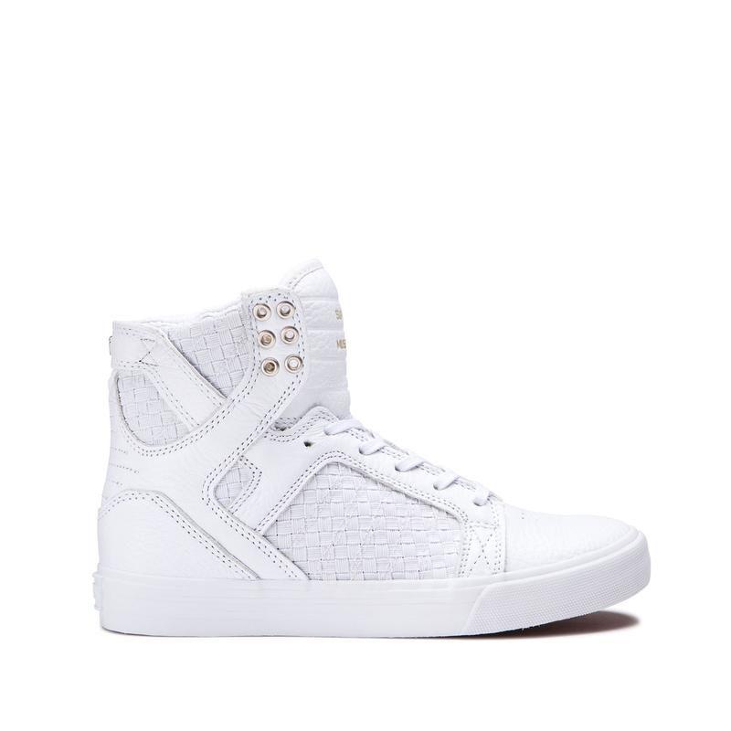 Zapatillas Altas Supra Argentina Mujer - SKYTOP Blancas (GQKPH-3509)